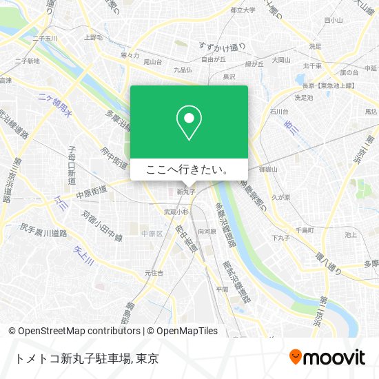 トメトコ新丸子駐車場地図