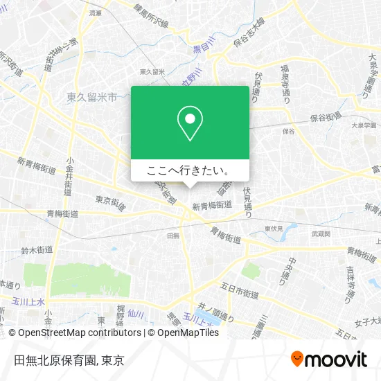 田無北原保育園地図