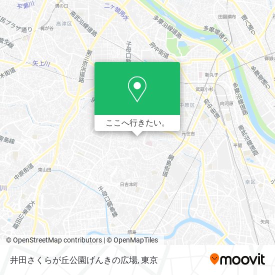 井田さくらが丘公園げんきの広場地図