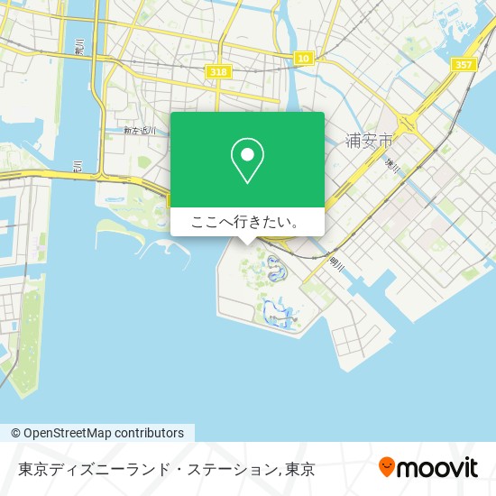 東京ディズニーランド・ステーション地図