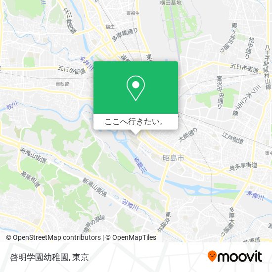 啓明学園幼稚園地図