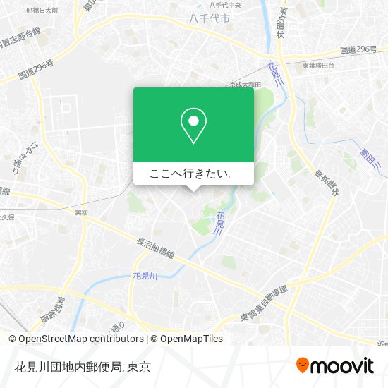 花見川団地内郵便局地図