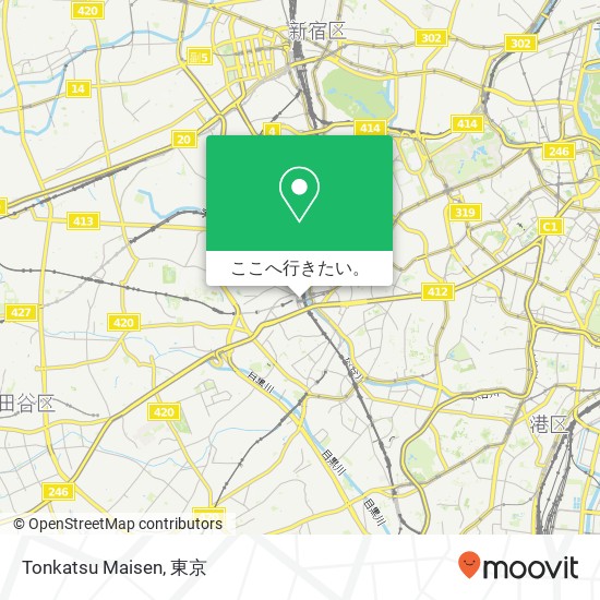 Tonkatsu Maisen地図