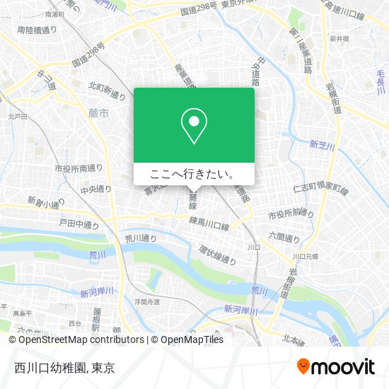 西川口幼稚園地図