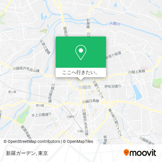 新羅ガーデン地図