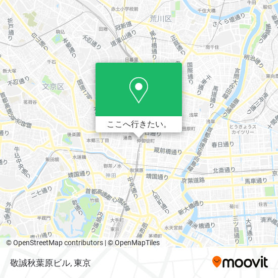 敬誠秋葉原ビル地図