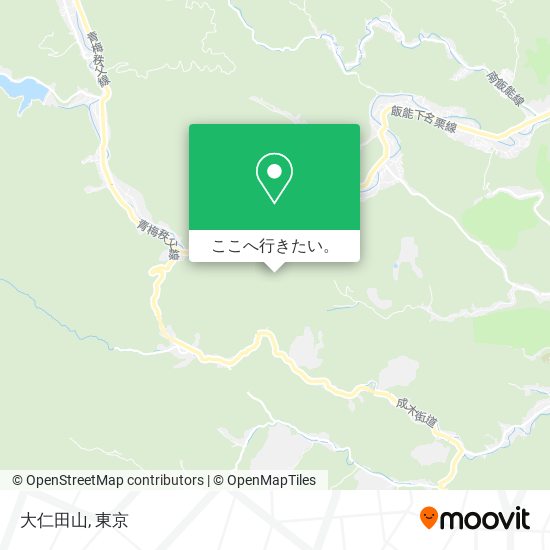 大仁田山地図