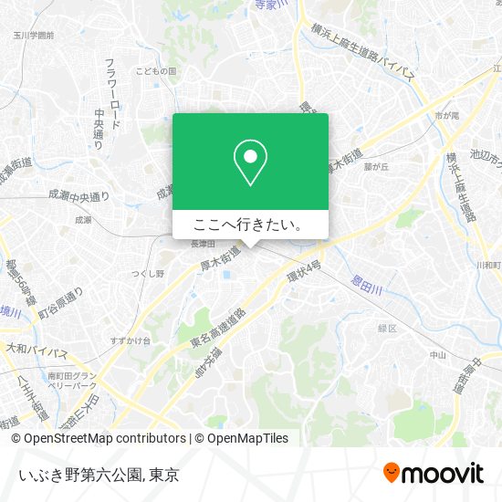 いぶき野第六公園地図