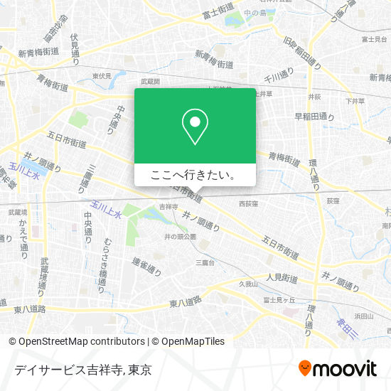 デイサービス吉祥寺地図