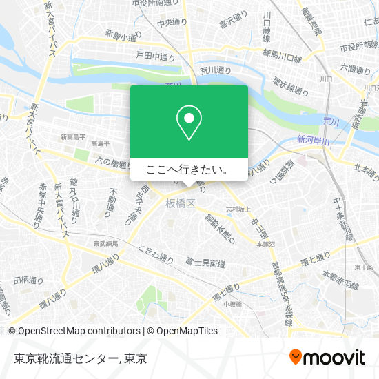 東京靴流通センター地図