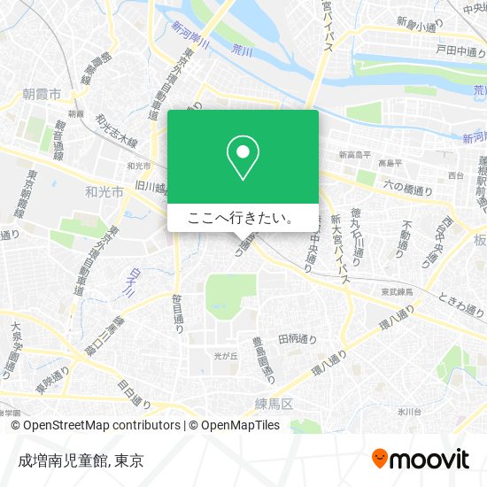 成増南児童館地図