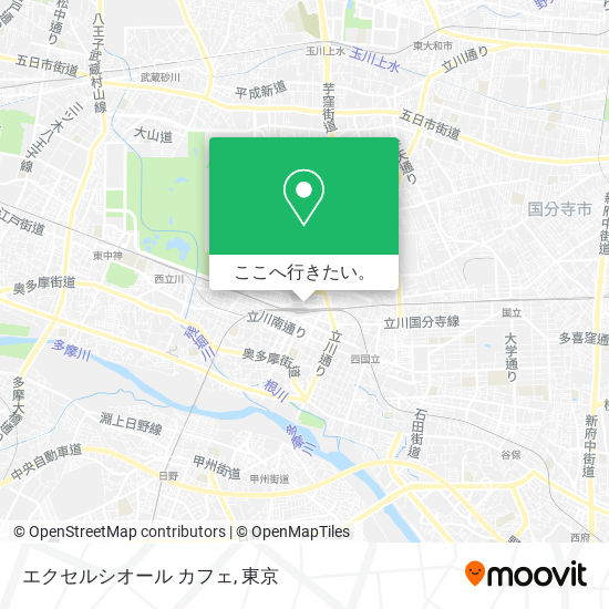 エクセルシオール カフェ地図