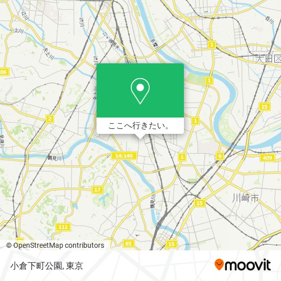 小倉下町公園地図
