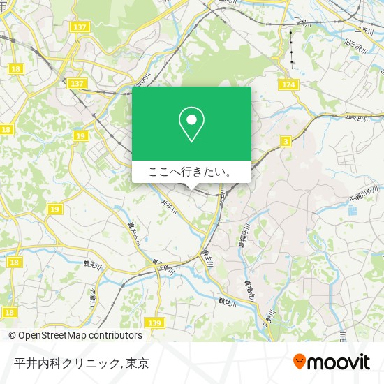 平井内科クリニック地図