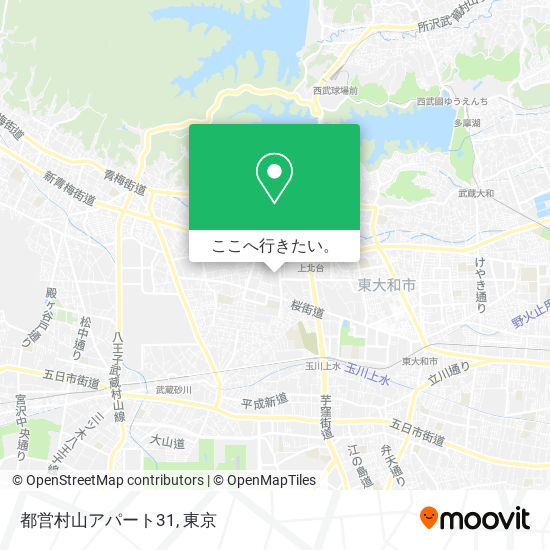 都営村山アパート31地図