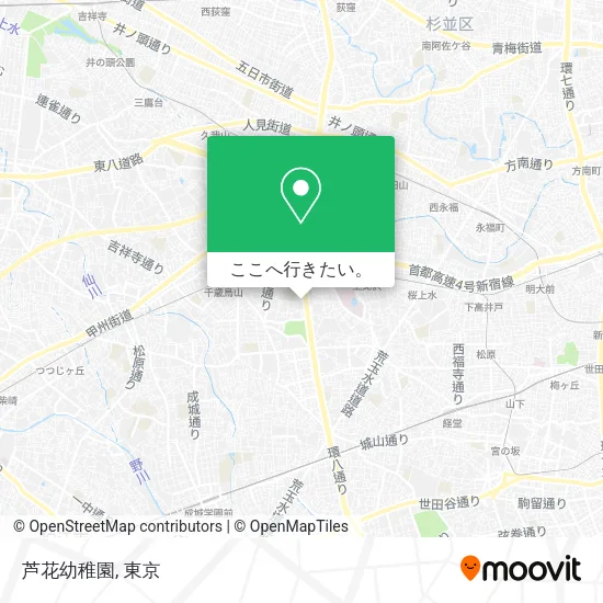 芦花幼稚園地図