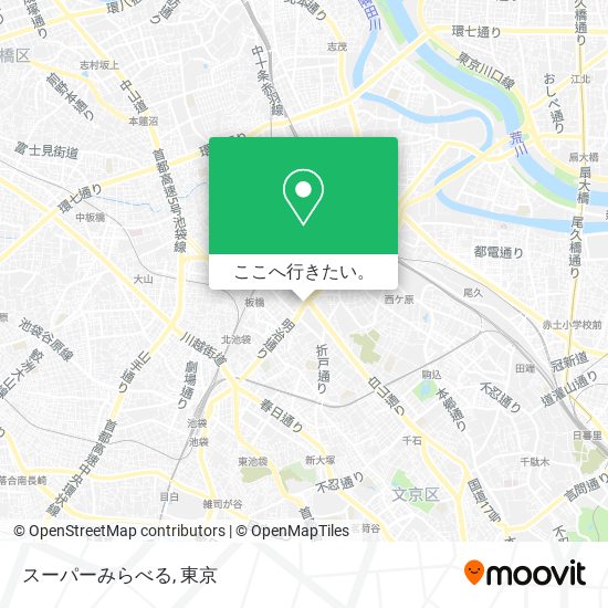 スーパーみらべる地図