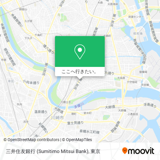 三井住友銀行 (Sumitimo Mitsui Bank)地図