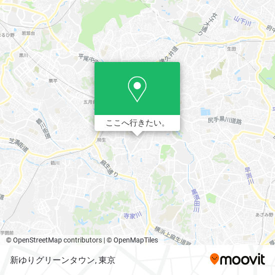 新ゆりグリーンタウン地図