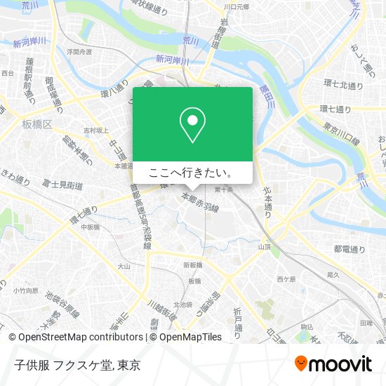 子供服 フクスケ堂地図