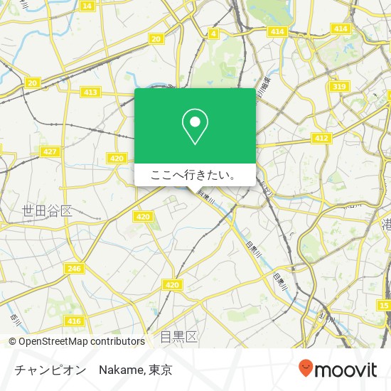 チャンピオン　Nakame地図
