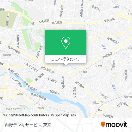 内野デンキサービス地図