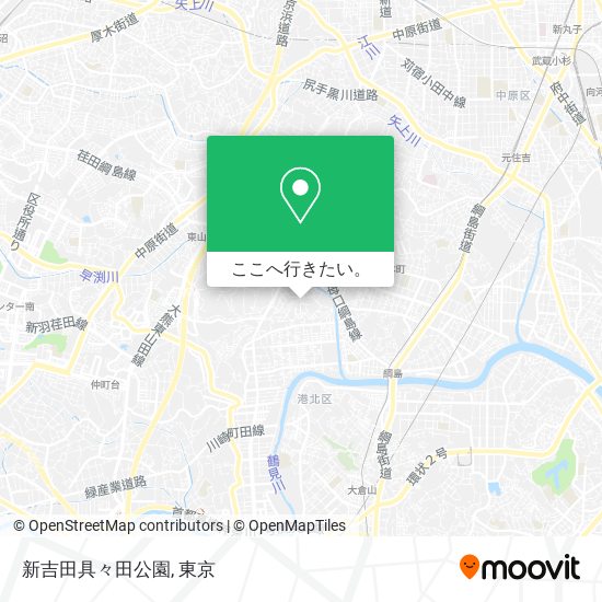 新吉田具々田公園地図