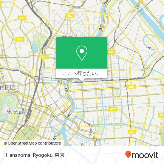 Hananomai Ryogoku地図
