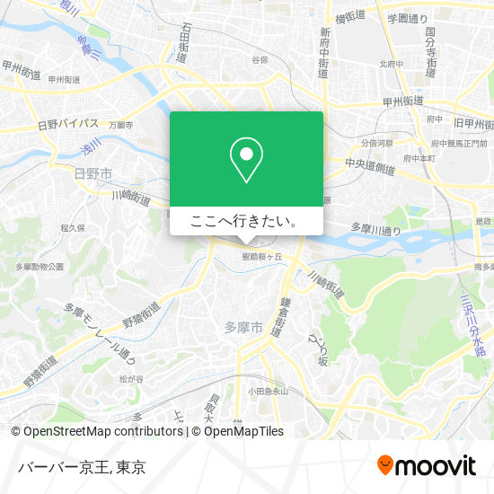 バーバー京王地図