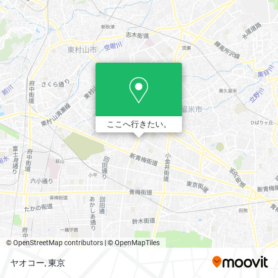 ヤオコー地図