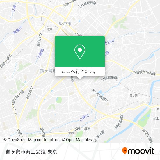 鶴ヶ島市商工会館地図