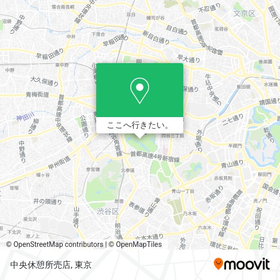 中央休憩所売店地図
