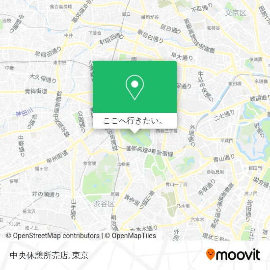 中央休憩所売店地図