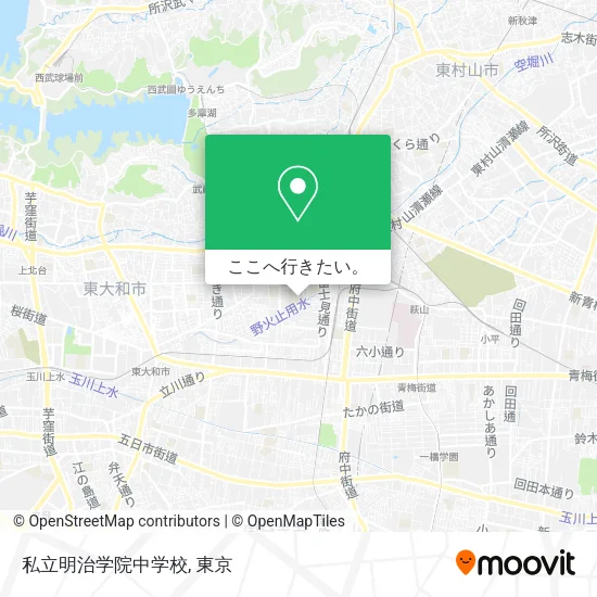 私立明治学院中学校地図