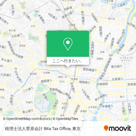 税理士法人菅原会計 Rita Tax Office地図