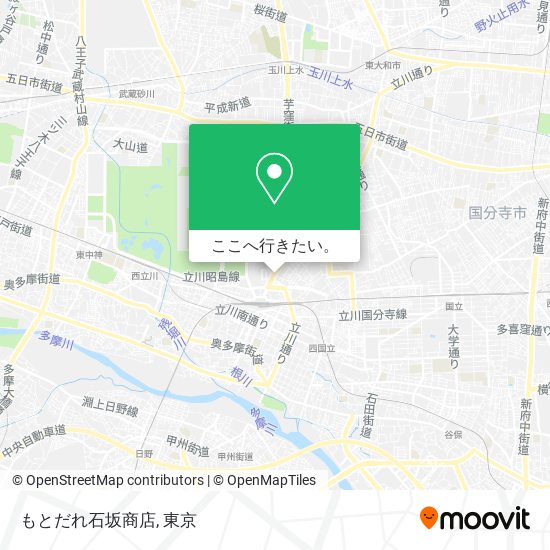 もとだれ石坂商店地図