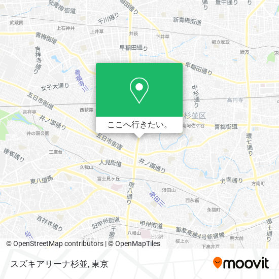 スズキアリーナ杉並地図