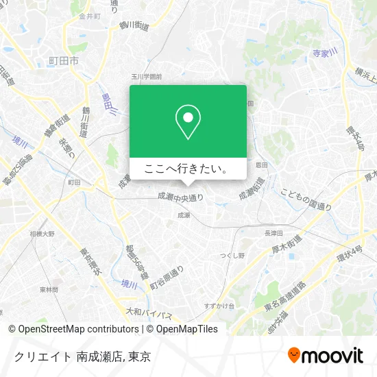 クリエイト 南成瀬店地図