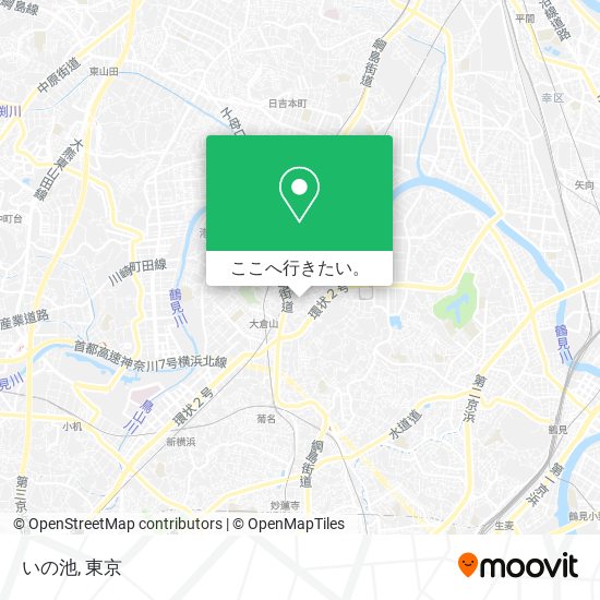 いの池地図