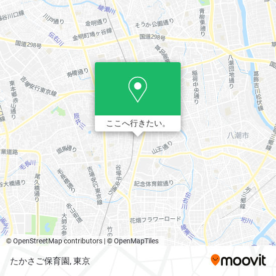 たかさご保育園地図