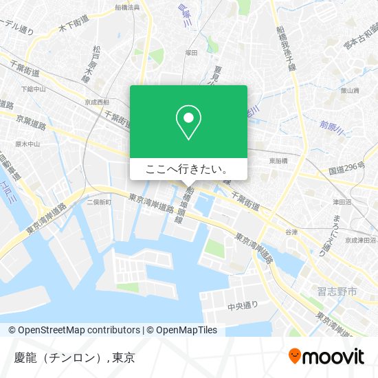慶龍（チンロン）地図