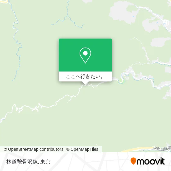林道鞍骨沢線地図