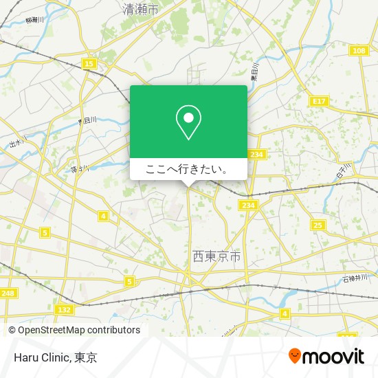 Haru Clinic地図