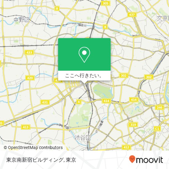 東京南新宿ビルディング地図