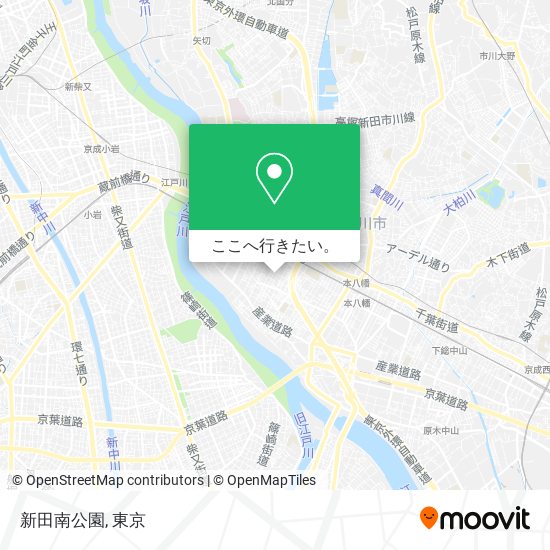 新田南公園地図