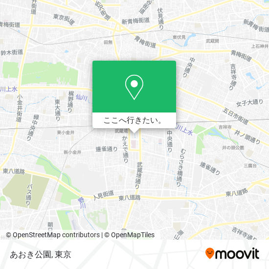 あおき公園地図