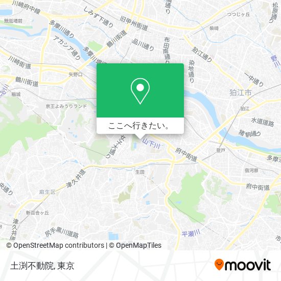 土渕不動院地図