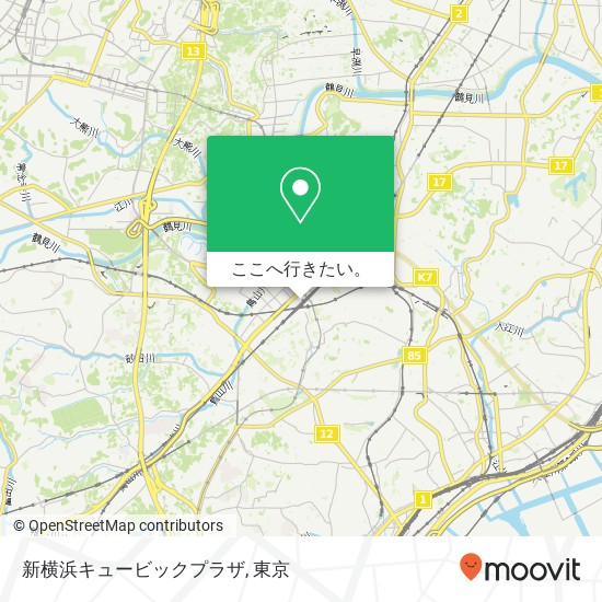 新横浜キュービックプラザ地図