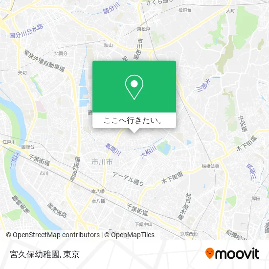 宮久保幼稚園地図