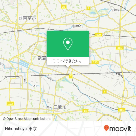 Nihonshuya地図